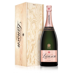 Buy Lanson Le Rose Brut NV Champagne Magnum (1.5 litre) in Lanson Wood Box